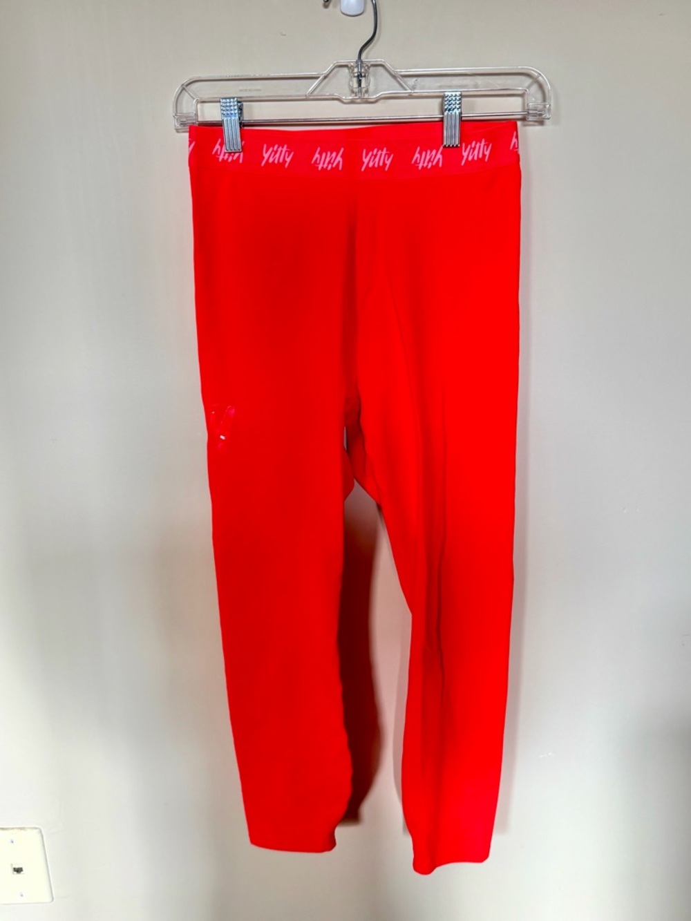 Yitty logo leggings bright pink L - Picture 2 of 4